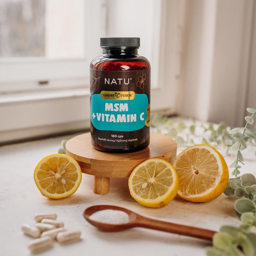 Garden Fusion MSM 1500 mg s vitaminem C 180 kapslí - náhled 4
