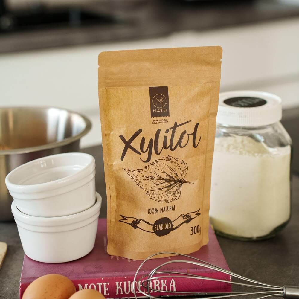 NATU Xylitol - březový cukr 300 g - náhled 3