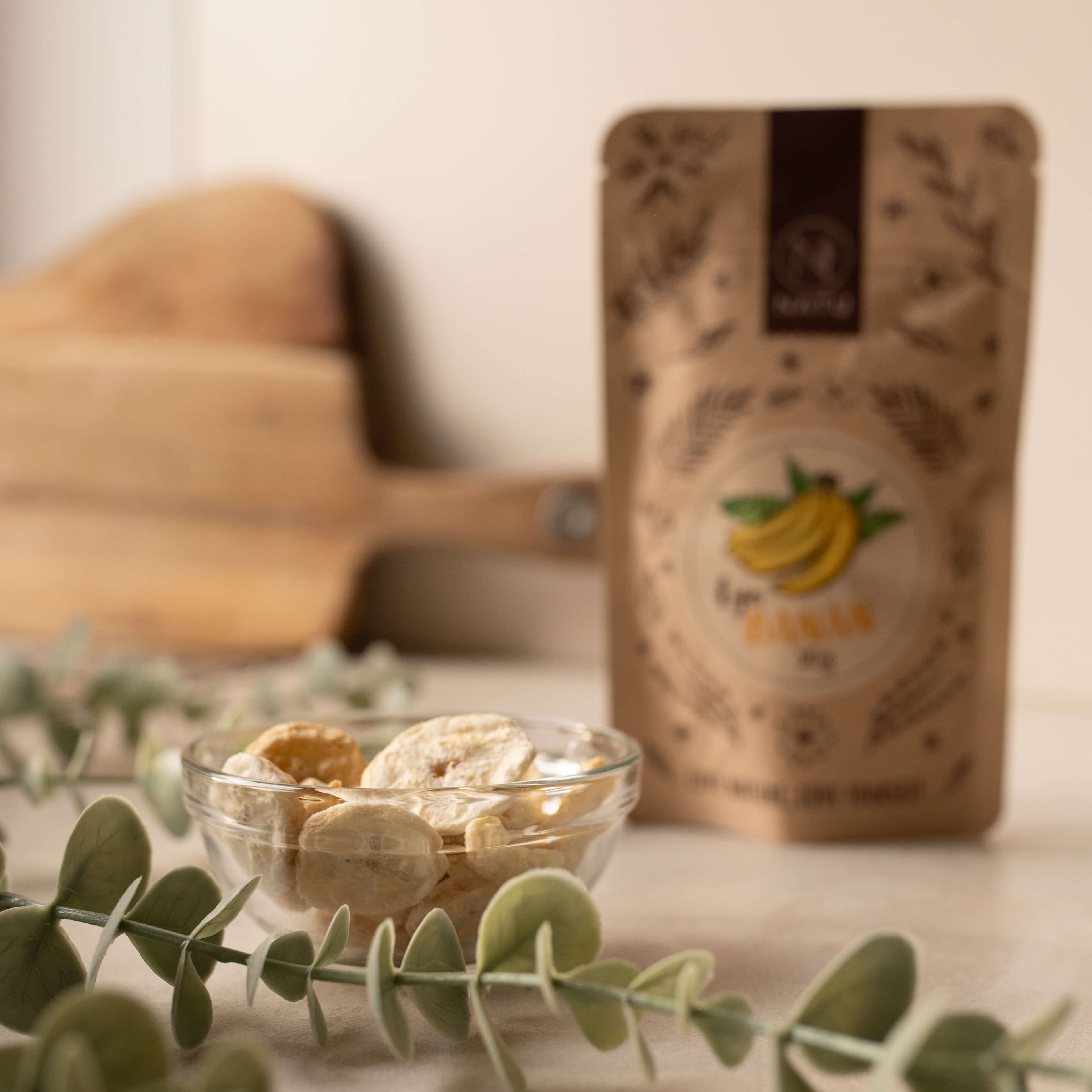 NATU Lyofilizovaný banán plátky 45 g - náhled 3