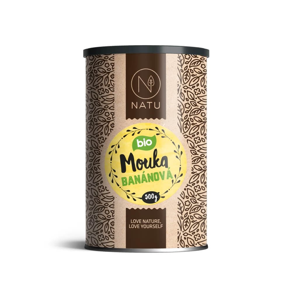 NATU Banánová mouka BIO 500g