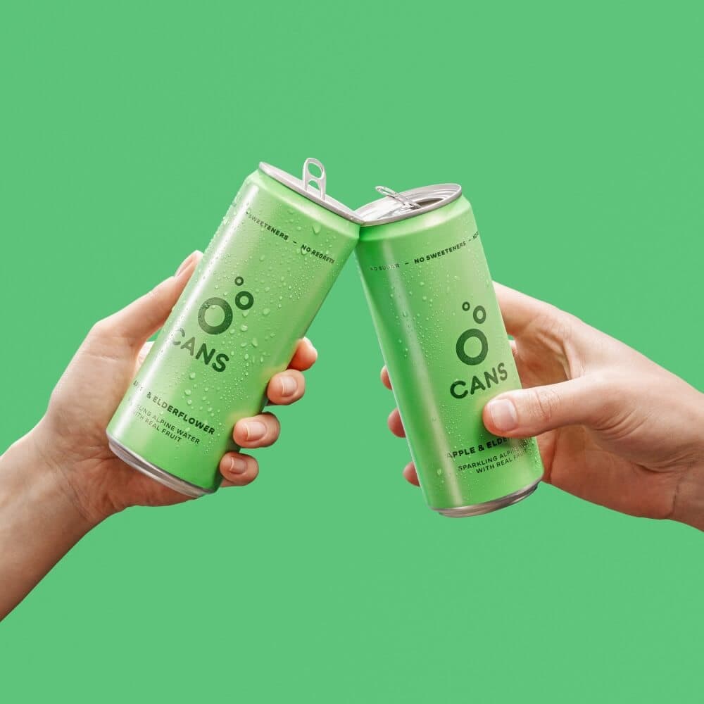 CANS s příchutí jablka a bezinky 330ml - náhled 3