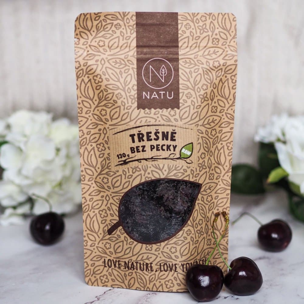 NATU Třešně bez pecek RAW 130g - náhled 3