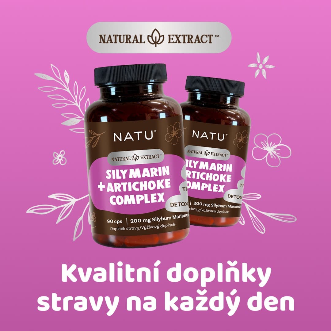 NATU Ostropestřec extrakt (Silymarin 80 %) s artyčokem 90 kapslí - náhled 2