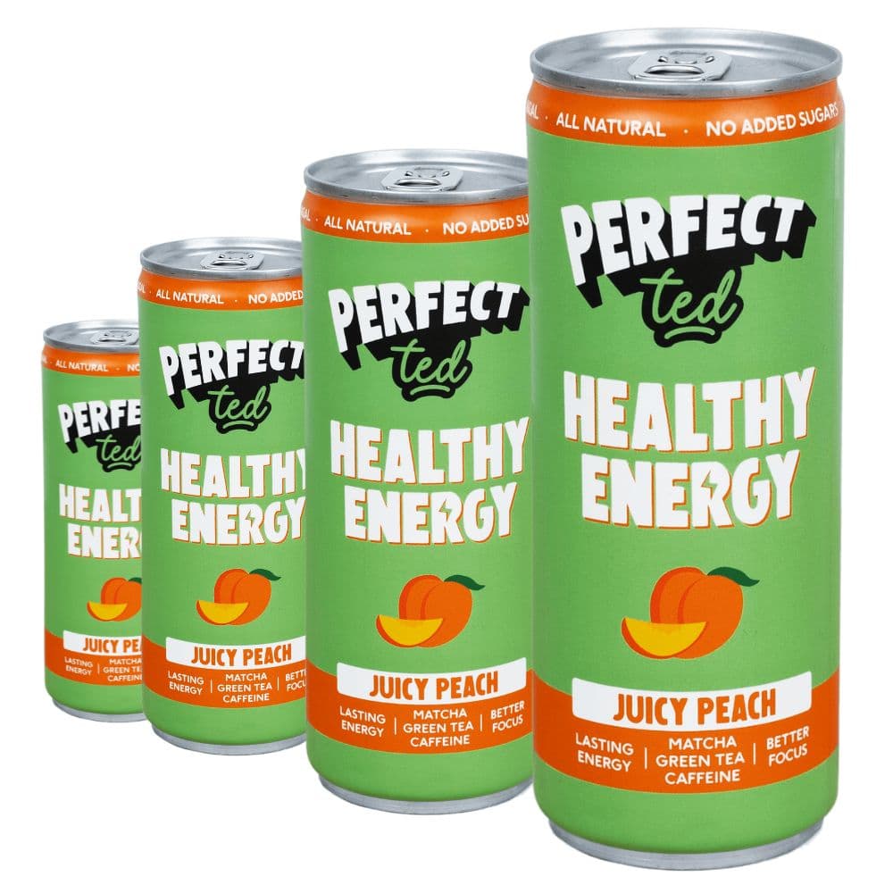 Healthy Matcha Energy Drink broskev 4x250ml