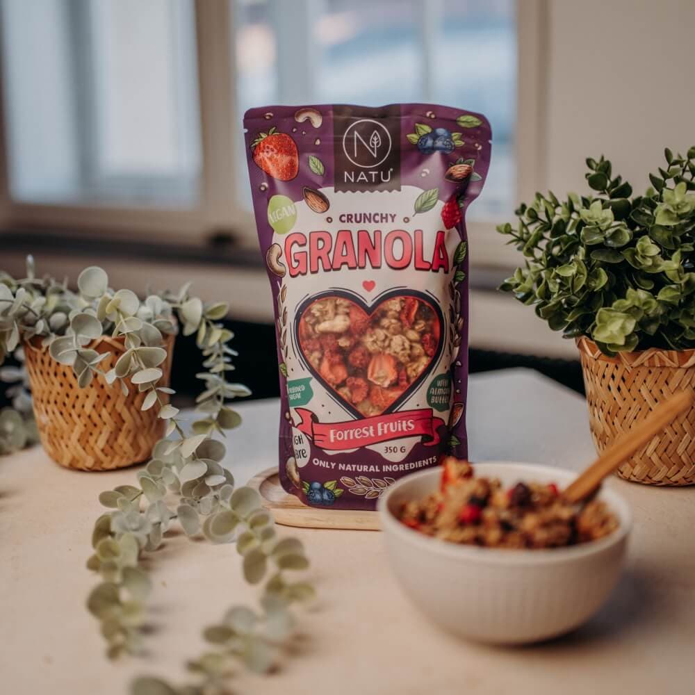 NATU Granola Lesní plody 330g - náhled 4