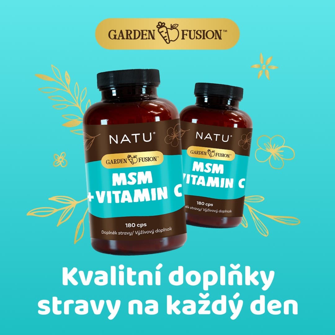 Garden Fusion MSM 1500 mg s vitaminem C 180 kapslí - náhled 2