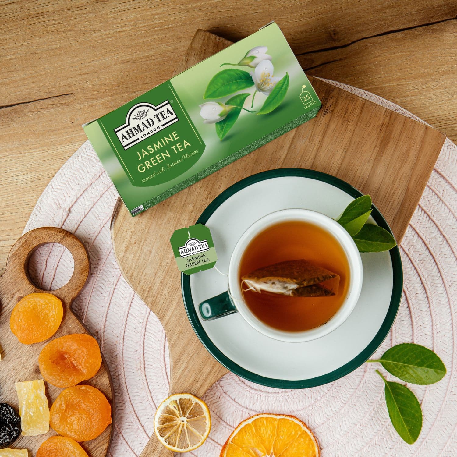 Ahmad Tea | Jasmine Green Tea | 25 sáčků (s úvazkem) - náhled 3