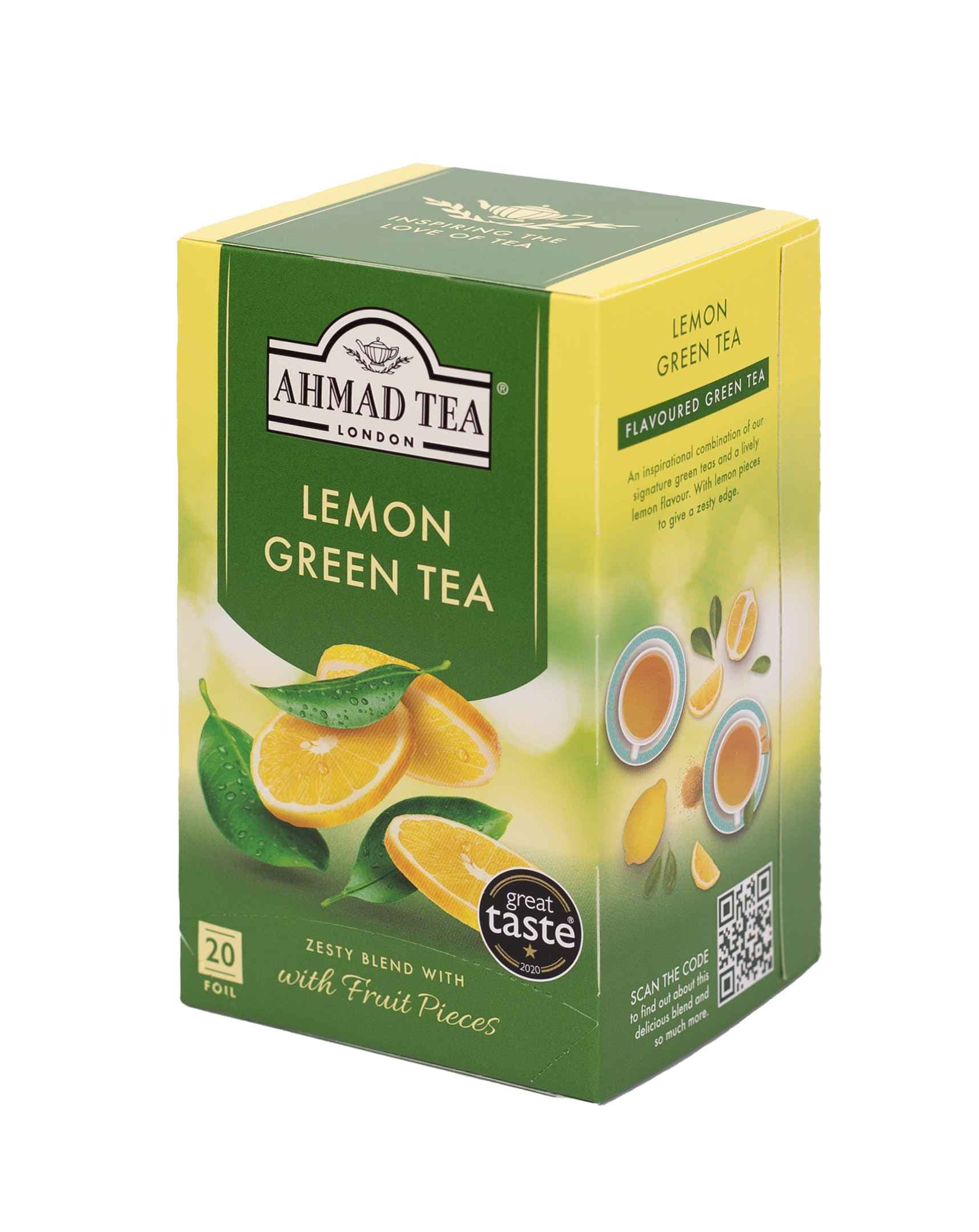 Ahmad Tea | Lemon Green Tea| 20 alu sáčků - náhled 2