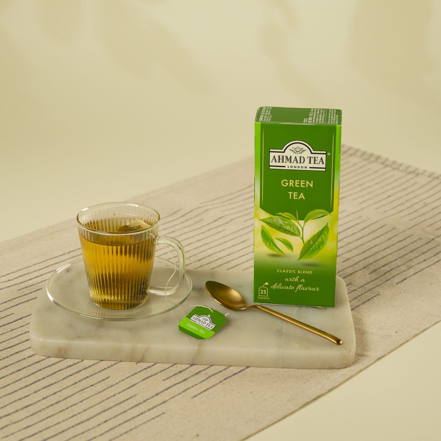Ahmad Tea | Green Tea | 25 sáčků (s úvazkem) - náhled 3