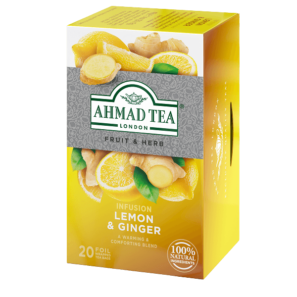 Ahmad Tea | Lemon & Ginger | 20 alu sáčků - náhled 2