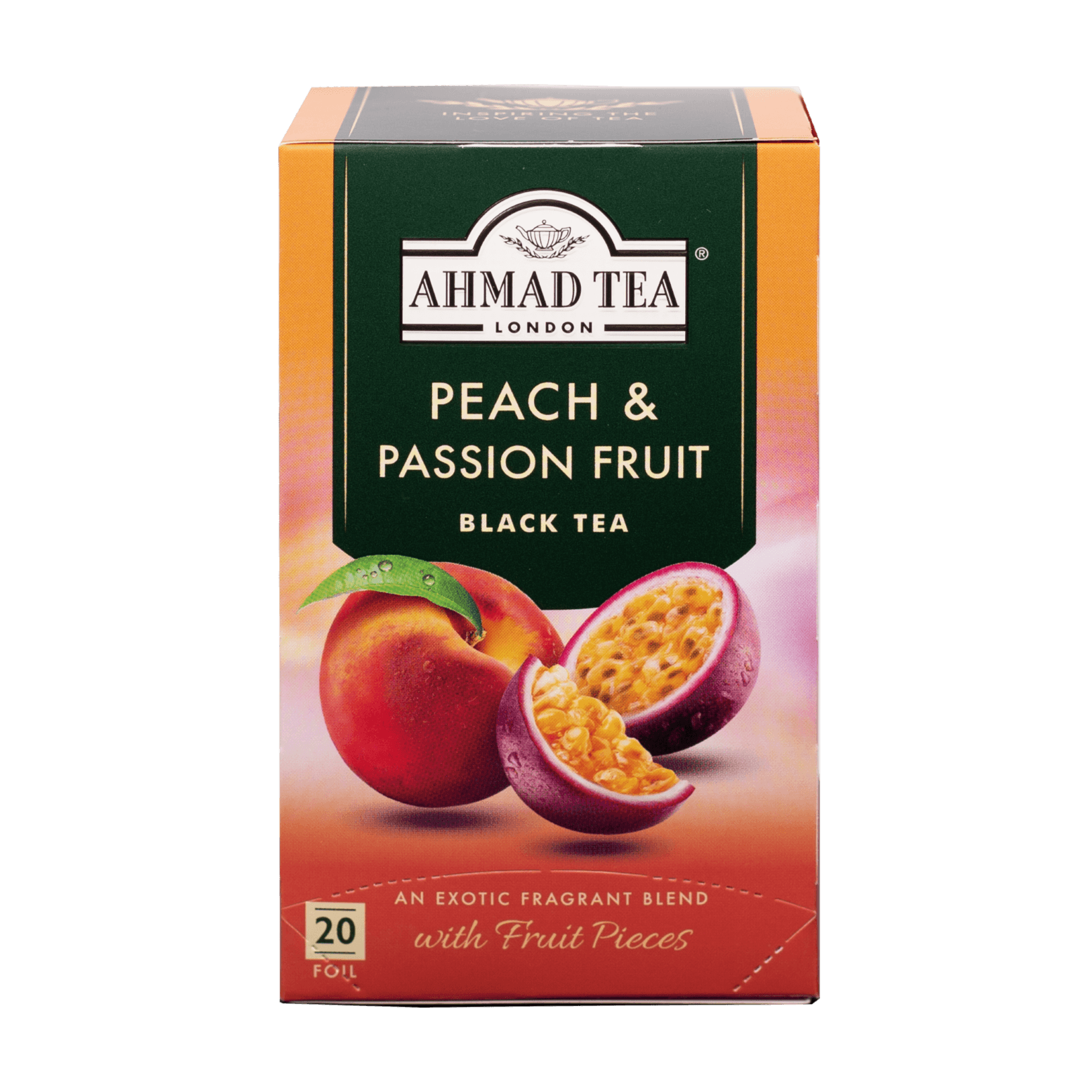 Ahmad Tea | Peach & Passion Fruit | 20 alu sáčků