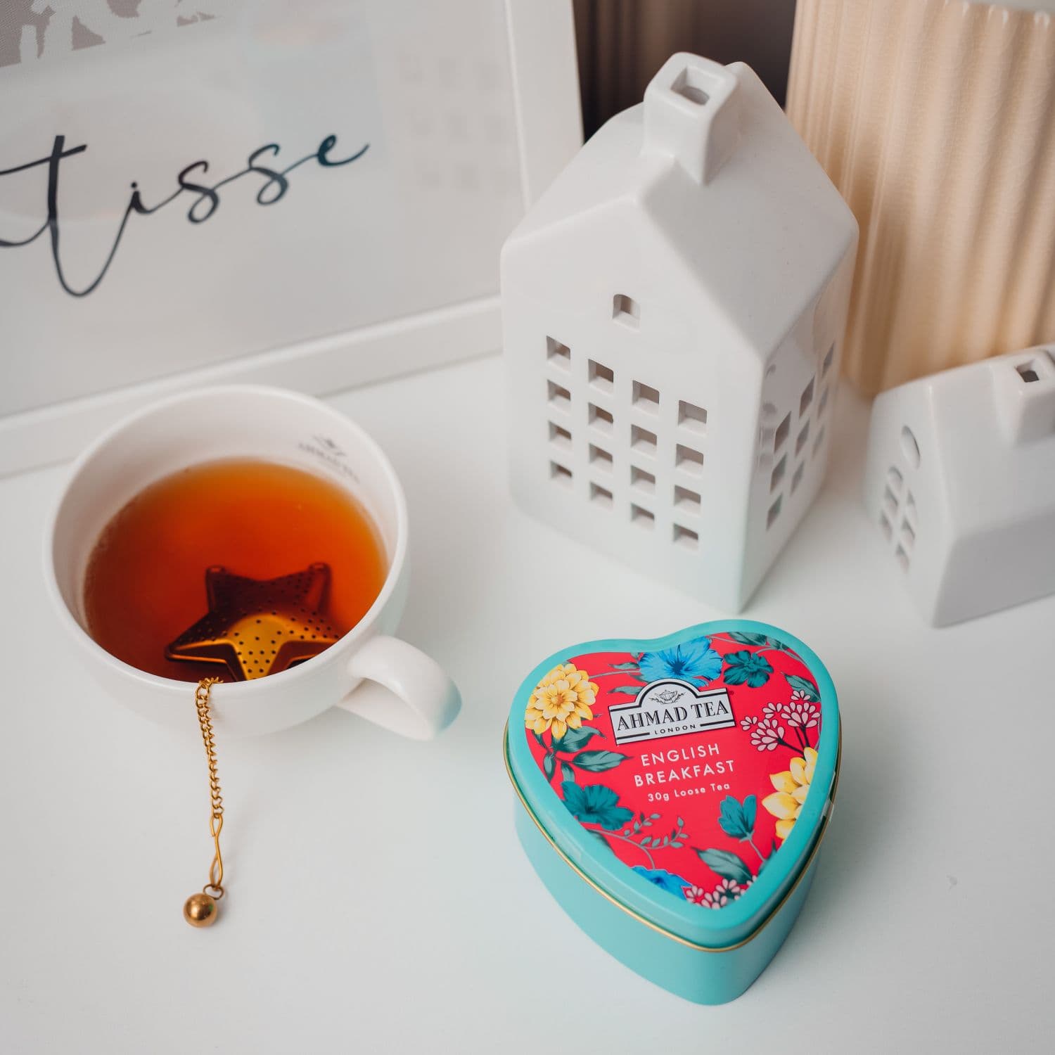 Ahmad Tea | Heart Caddy English Breakfast | 30g sypaný - náhled 2