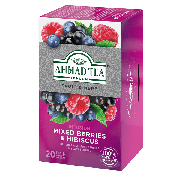 Ahmad Tea | Mixed Berries & Hibiscus | 20 alu sáčků - náhled 1