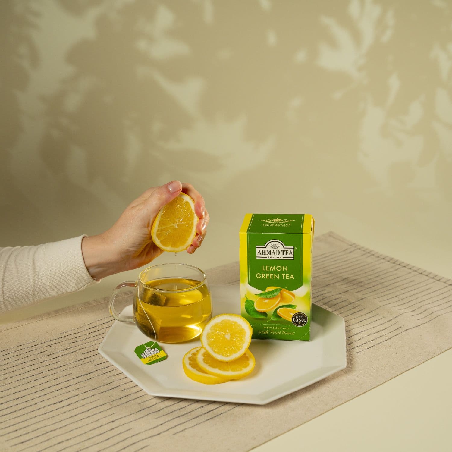 Ahmad Tea | Lemon Green Tea| 20 alu sáčků - náhled 3
