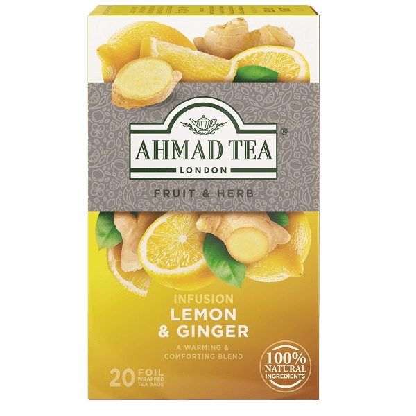 Ahmad Tea | Lemon & Ginger | 20 alu sáčků - náhled 1