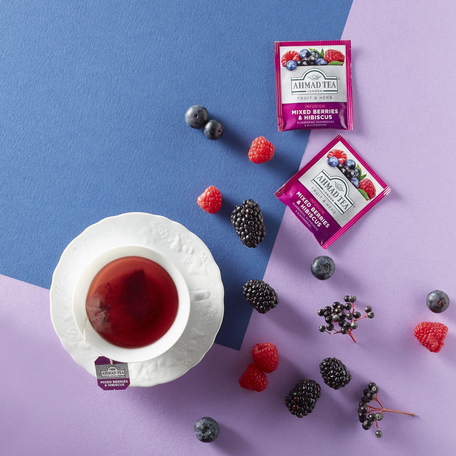 Ahmad Tea | Mixed Berries & Hibiscus | 20 alu sáčků - náhled 3