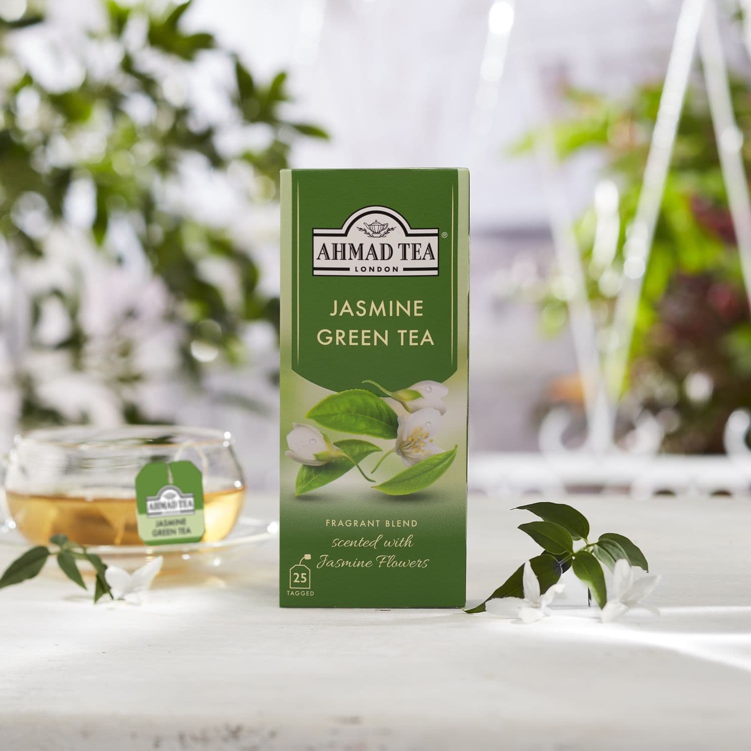 Ahmad Tea | Jasmine Green Tea | 25 sáčků (s úvazkem) - náhled 2