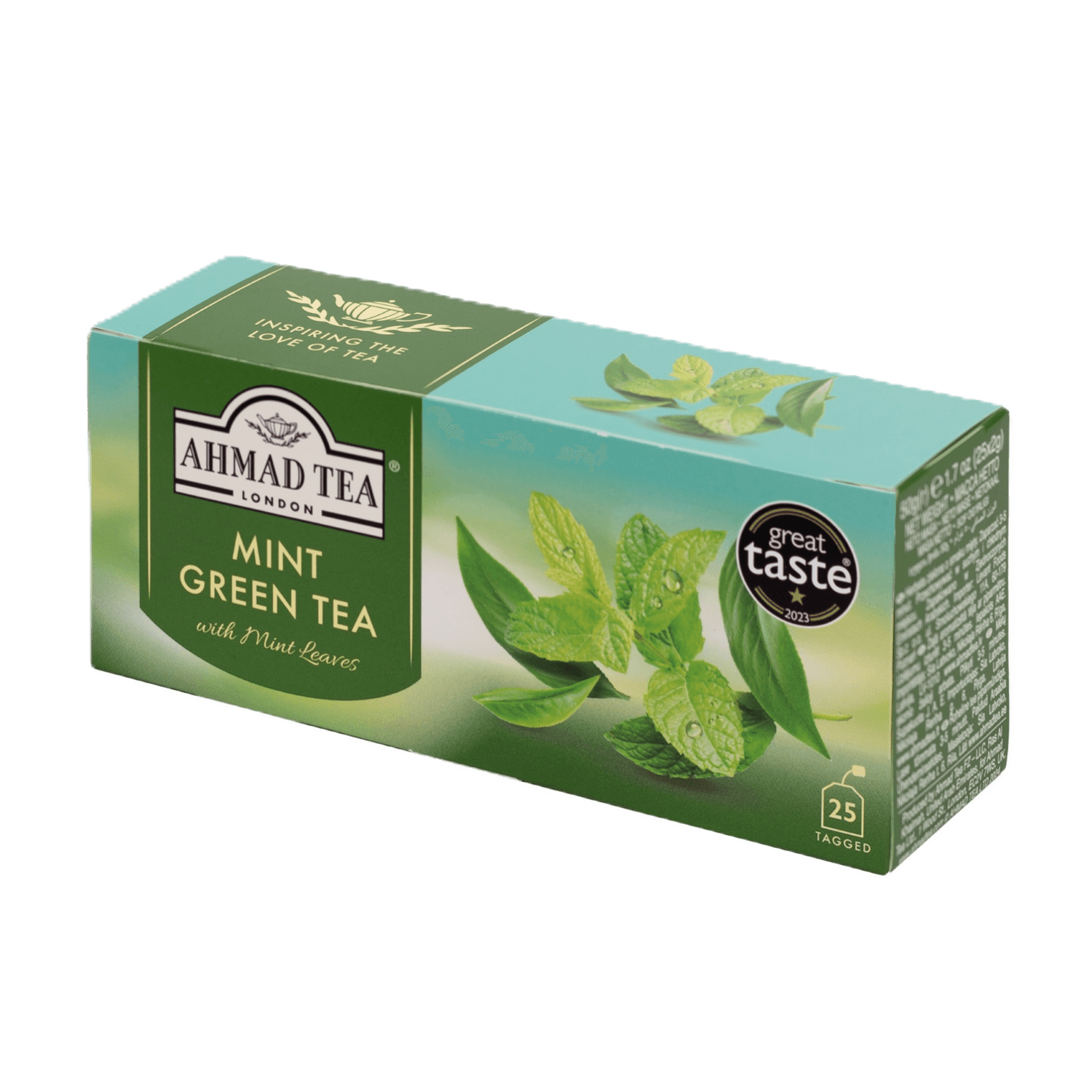 Ahmad Tea | Green Tea with Mint | 25 sáčků (s úvazkem) - náhled 2