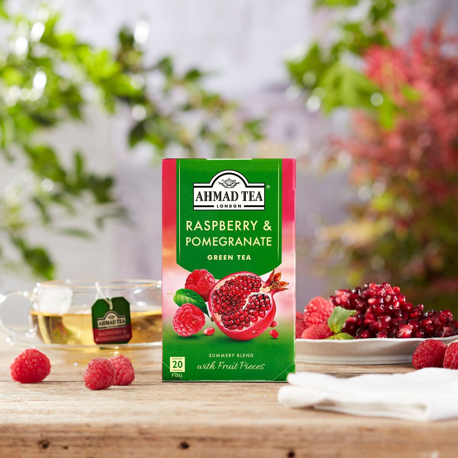 Ahmad Tea | Raspberry & Pomegranate | 20 alu sáčků - náhled 3