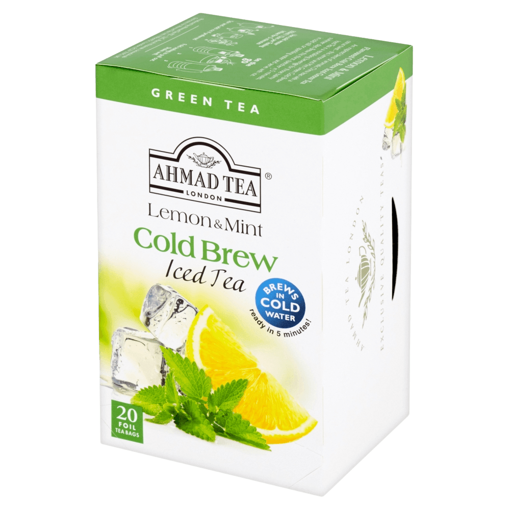 Ahmad Tea | Lemon & Mint Cold Brew | 20 alu sáčků - náhled 2