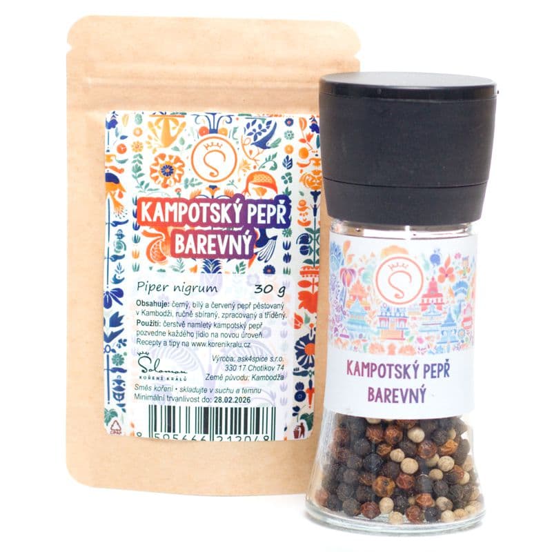 Kampotský pepř barevný 30 g - náhled 2