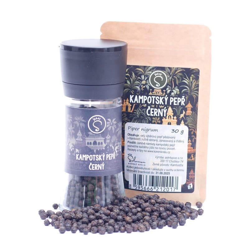 Kampotský pepř černý 30 g - náhled 3