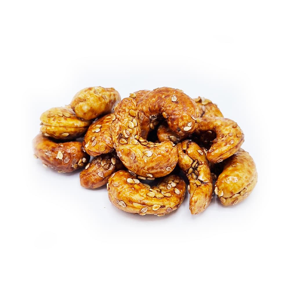 NATU Kešu ořechy s tamari a sezamem BIO 140g - náhled 3