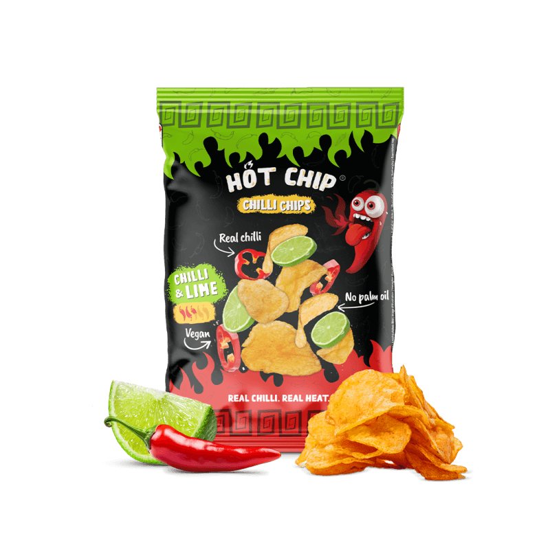 Bramborové chipsy Chilli & Lime 80 g