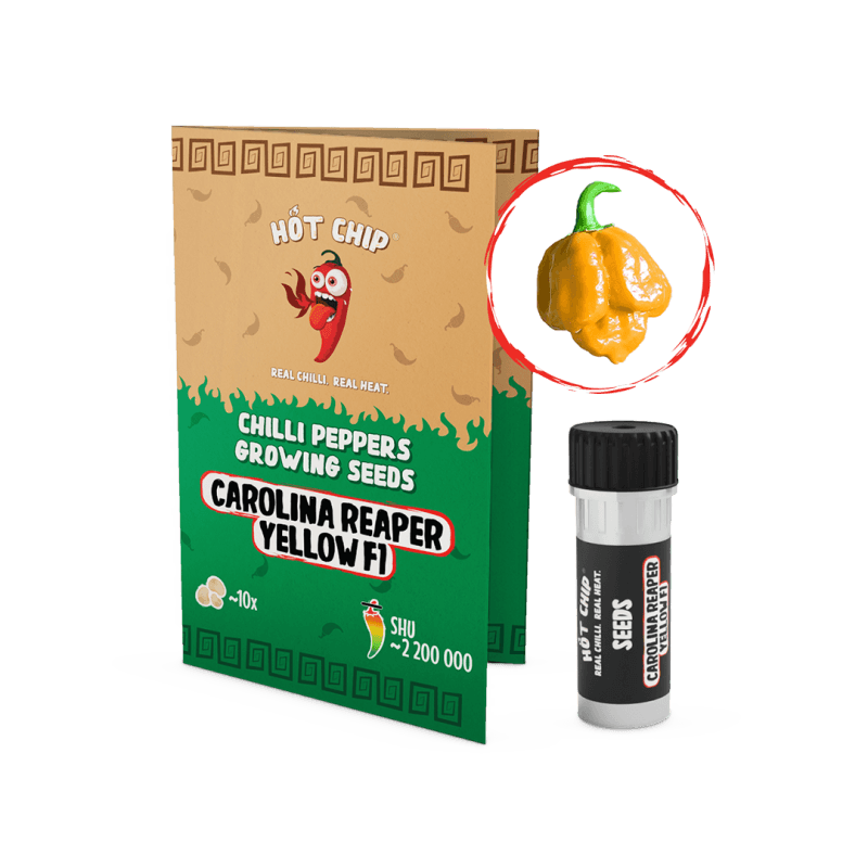 Carolina Reaper Yellow F1 - semínka chilli