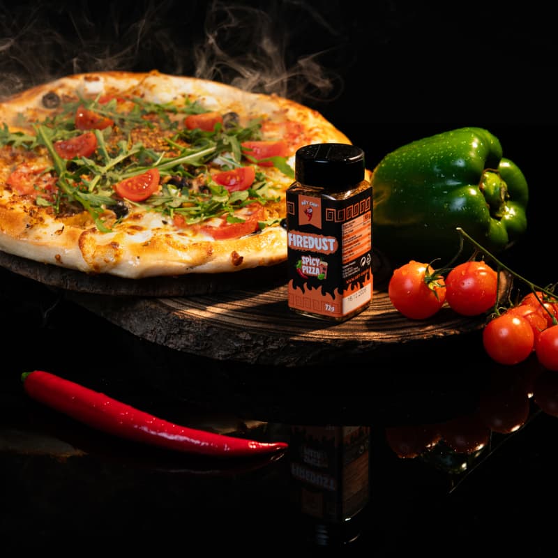 Směs koření na pikantní pizzu - Firedust 72 g - náhled 2