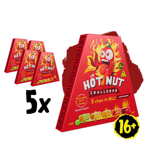 5x HOT-NUT Challenge Tree Pack 24 g (155 Kč/ks)