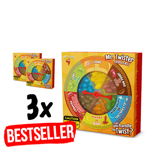 3x Mr. Twister Challenge Trio Pack 120 g (175 Kč/ks)