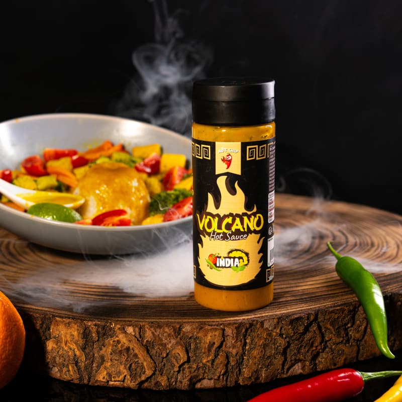 Indická Chilli Omáčka 270 ml – Volcano - náhled 2