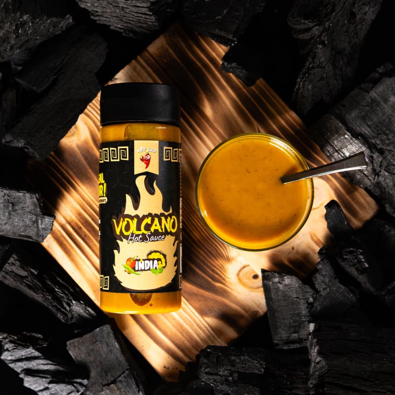 Indická Chilli Omáčka 270 ml – Volcano - náhled 4