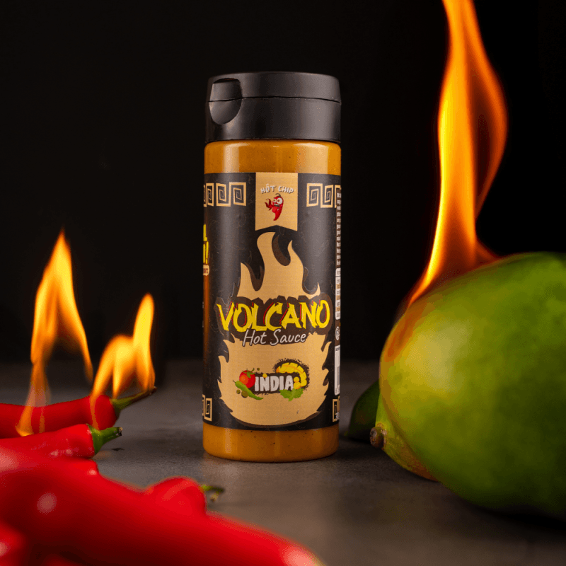 Indická Chilli Omáčka 270 ml – Volcano - náhled 3