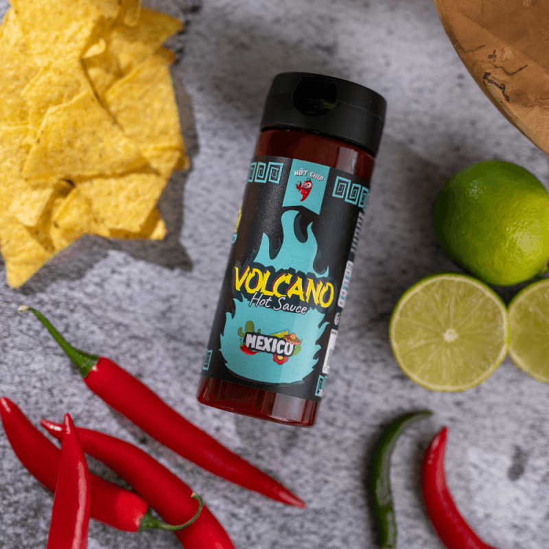 Mexická Chilli Omáčka 270 ml – Volcano - náhled 3