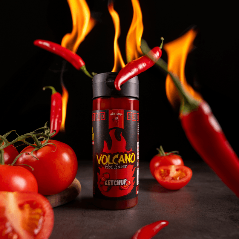 Chilli Kečup 270 ml – Volcano - náhled 3