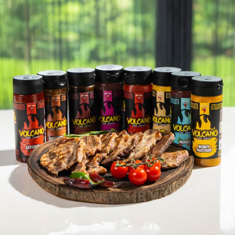 Ochutnávkový set chilli omáček Volcano - náhled 2