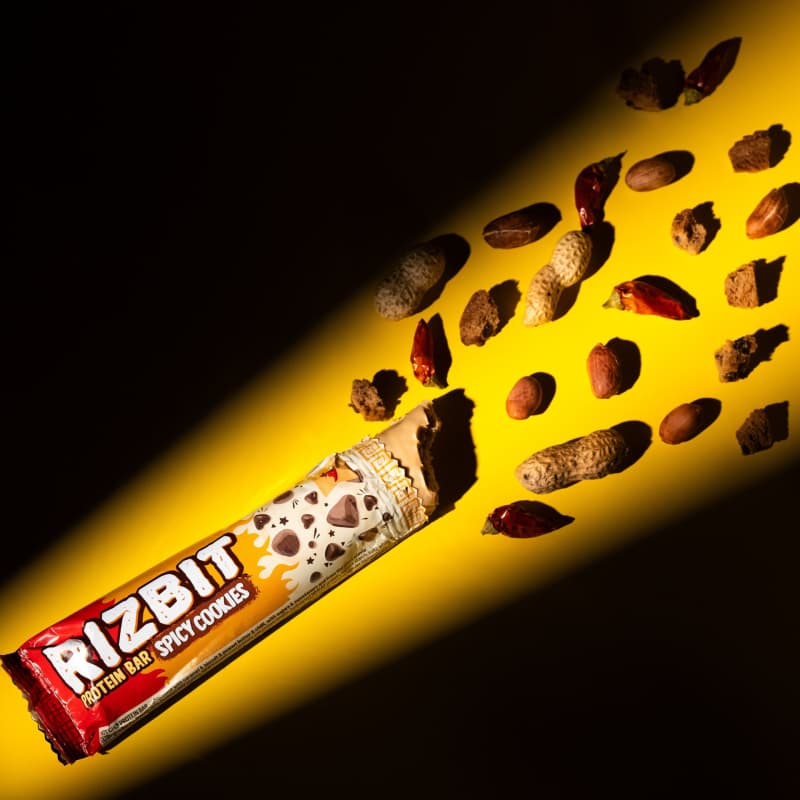 Rizbit proteinová tyčinka spicy cookies 45 g - náhled 2