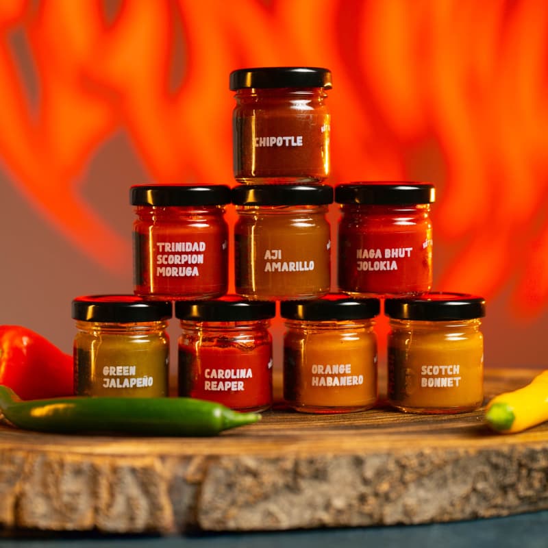 Ochutnávková sada chilli mashů - náhled 2