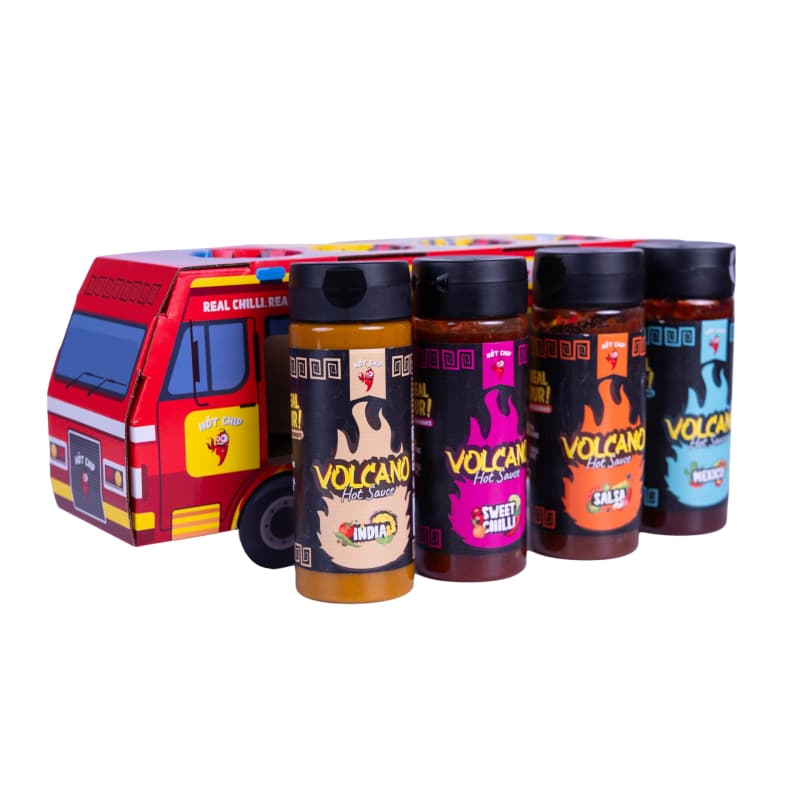 Dárkový box omáček Firetruck 4x exotic - náhled 3