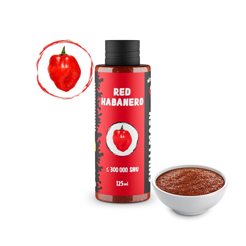 Red Habanero Chilli Mash 125 ml