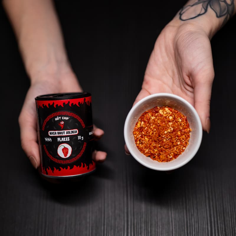 Naga Bhut Jolokia chilli vločky 10 g - náhled 4