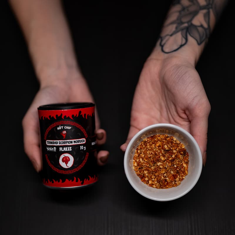 Trinidad Moruga Scorpion chilli vločky 10 g - náhled 4