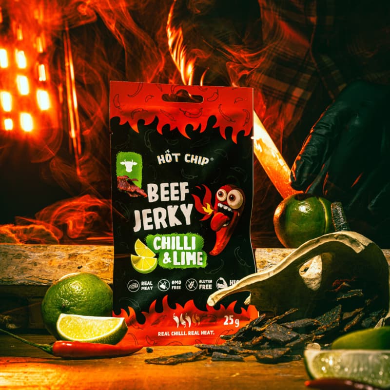 Jerky Limetka & Chilli 25 g - náhled 4