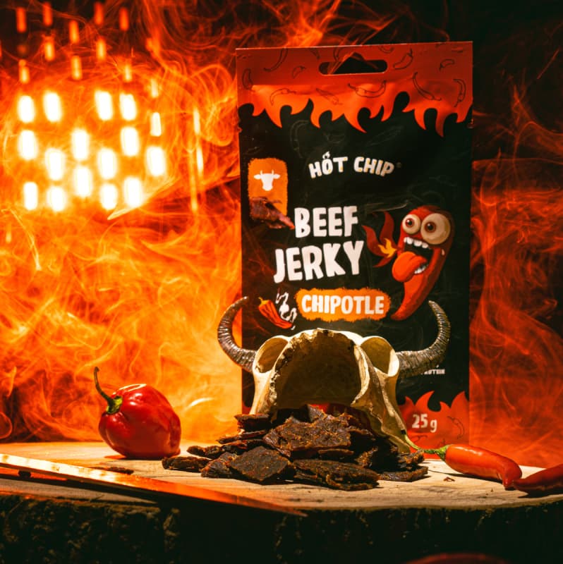Jerky Chilli Chipotle 25 g - náhled 2