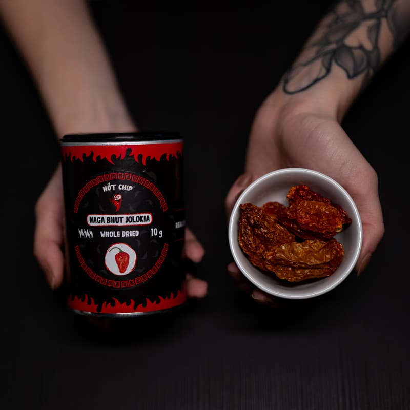 Naga Bhut Jolokia sušené papričky 10 g - náhled 4