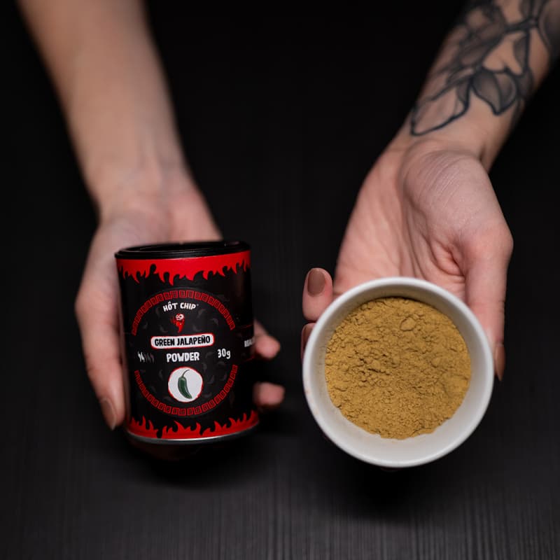 Green Jalapeño chilli prášek 30 g - náhled 4