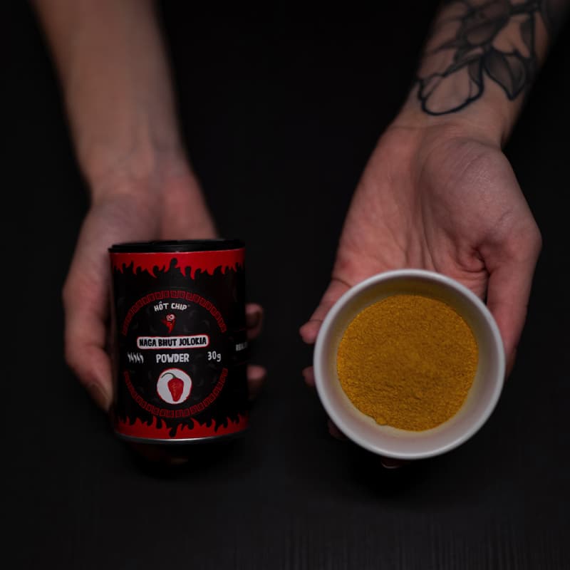 Naga Bhut Jolokia chilli prášek 30 g - náhled 4