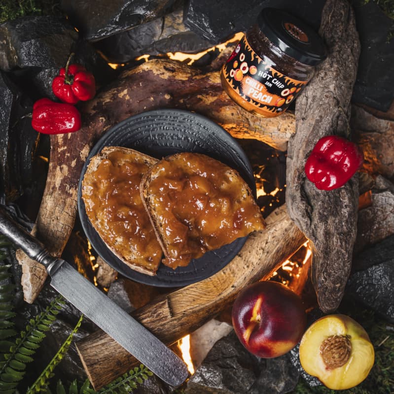 Broskvový Chilli Džem 180 g - náhled 2